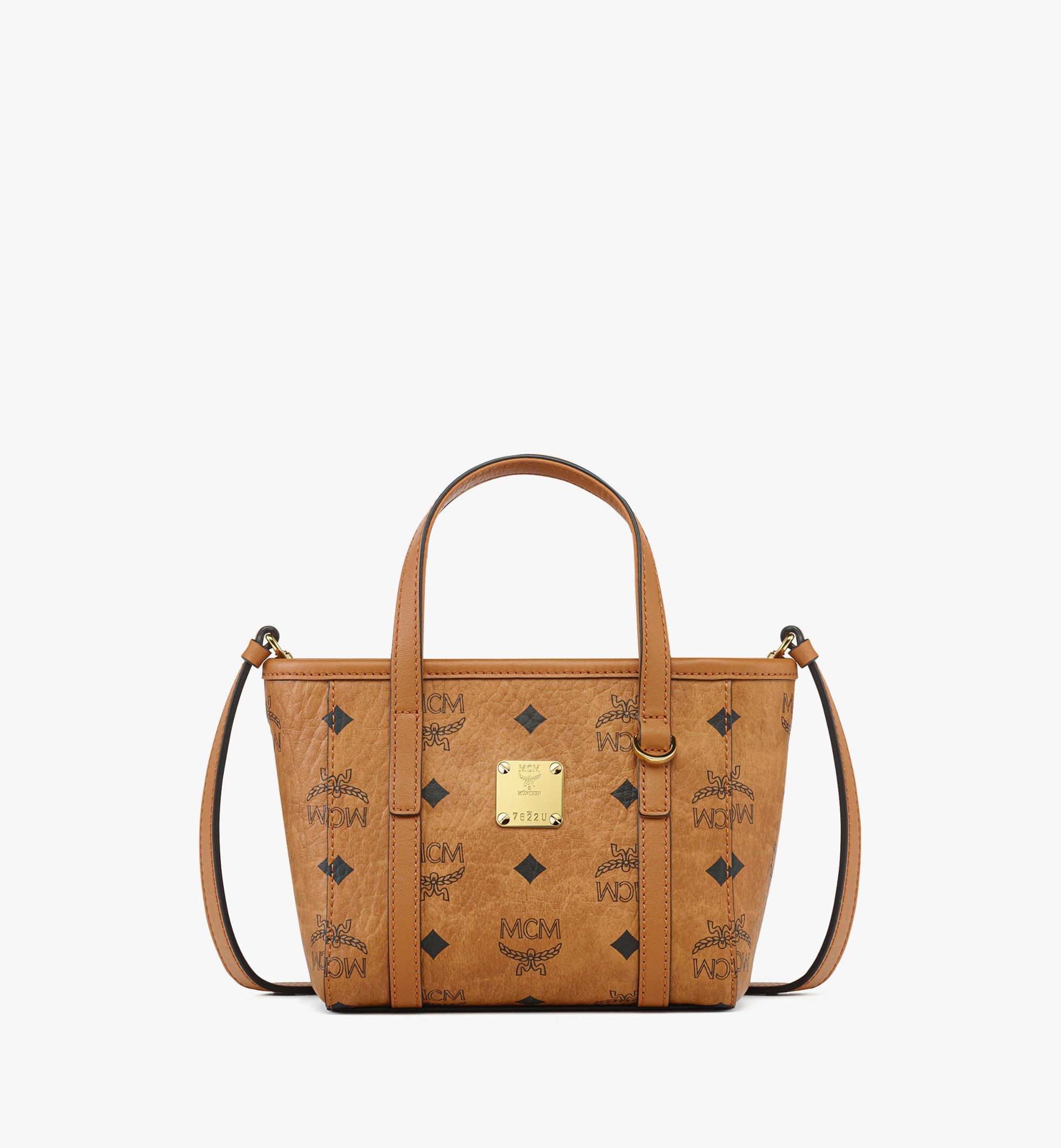 Sac cabas Toni à fermeture supérieure zippée en Visetos 1